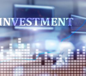 Investment, ROI, financial market concept.